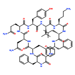 Cyclo(L-alanyl-L-phenylalanyl-D-phenylalanyl-L-asparaginyl-L-glutaminyl-L-
tyrosyl-L-valyl-L-ornithyl-L-leucyl-D-phenylalanyl)