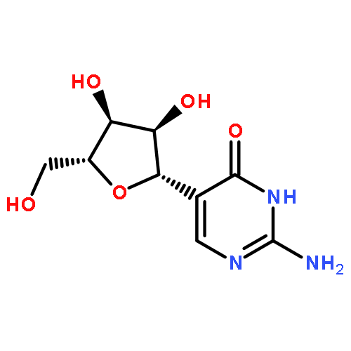 4(1H)-Pyrimidinone,2-amino-5-b-D-ribofuranosyl-