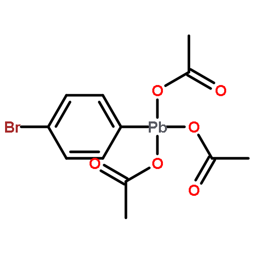 PLUMBANE, TRIS(ACETYLOXY)(4-BROMOPHENYL)-