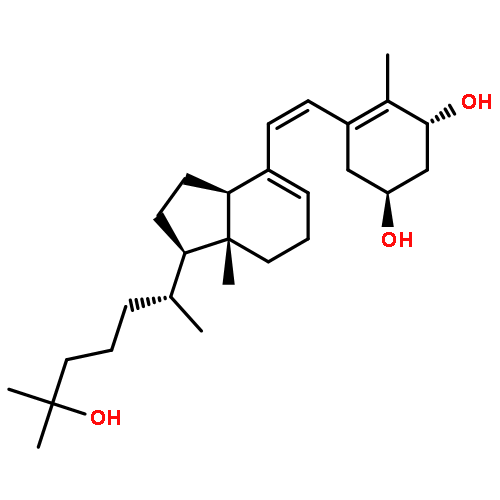 4-Cyclohexene-1,3-diol,5-[(1Z)-2-[(1R,3aR,7aR)-2,3,3a,6,7,7a-hexahydro-1-[(1R)-5-hydroxy-1,5-dimethylhexyl]-7a-methyl-1H-inden-4-yl]ethenyl]-4-methyl-,(1R,3S)-