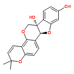 2H,6H-Benzofuro[3,2-c]pyrano[2,3-h][1]benzopyran-6a,9(11aH)-diol,2,2-dimethyl-, (6aS,11aS)-