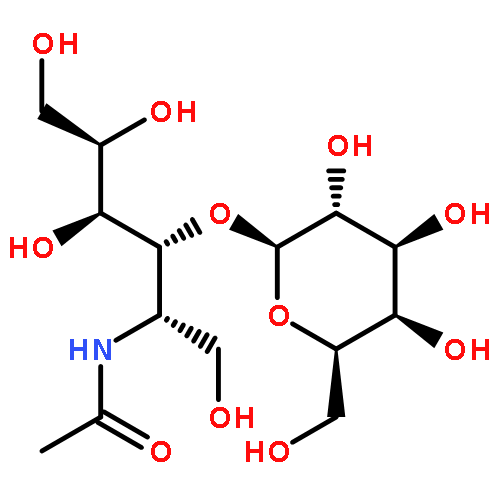 2-acetamido-2-deoxy-3-O-(beta-D-galactopyranosyl)-D-galactitol