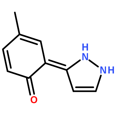 6-(1,2-dihydropyrazol-3-ylidene)-4-methylcyclohexa-2,4-dien-1-one