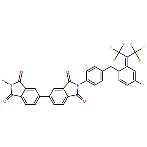 Poly[(1,3-dihydro-1,3-dioxo-2H-isoindole-2,5-diyl)[2,2,2-trifluoro-1-(triflu
oromethyl)ethylidene](1,3-dihydro-1,3-dioxo-2H-isoindole-5,2-diyl)-1,4-
phenylenemethylene-1,4-phenylene]