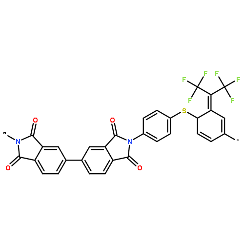 POLY[(1,3-DIHYDRO-1,3-DIOXO-2H-ISOINDOLE-2,5-DIYL)[2,2,2-TRIFLUORO-1-(TRIFLUOROMETHYL)ETHYLIDENE](1,3-DIHYDRO-1,3-DIOXO-2H-ISOINDOLE-5,2-DIYL)-1,4-PHENYLENETHIO-1,4-PHENYLENE]