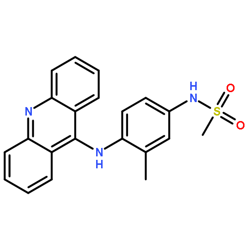 N-[4-(acridin-9-ylamino)-3-methylphenyl]methanesulfonamide