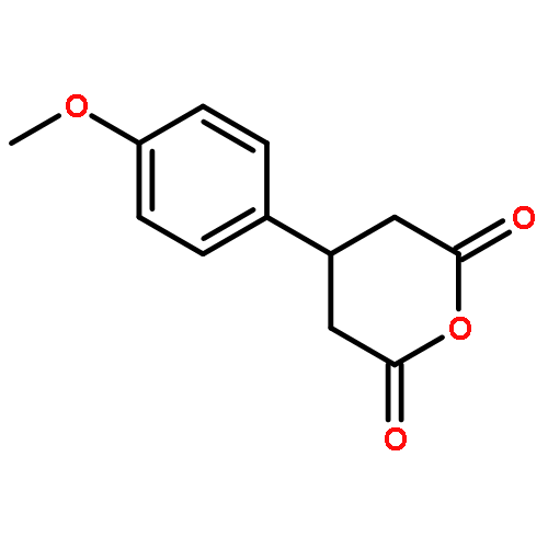 4-(4-methoxyphenyl)oxane-2,6-dione