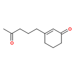 2-Cyclohexen-1-one, 3-(4-oxopentyl)-