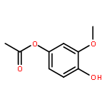 4-hydroxy-3-methoxyphenyl acetate