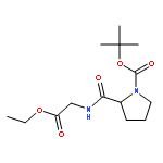 Glycine, N-[1-[(1,1-dimethylethoxy)carbonyl]-L-prolyl]-, ethyl ester