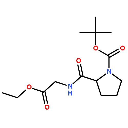 Glycine, N-[1-[(1,1-dimethylethoxy)carbonyl]-L-prolyl]-, ethyl ester