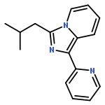 IMIDAZO[1,5-A]PYRIDINE, 3-(2-METHYLPROPYL)-1-(2-PYRIDINYL)-