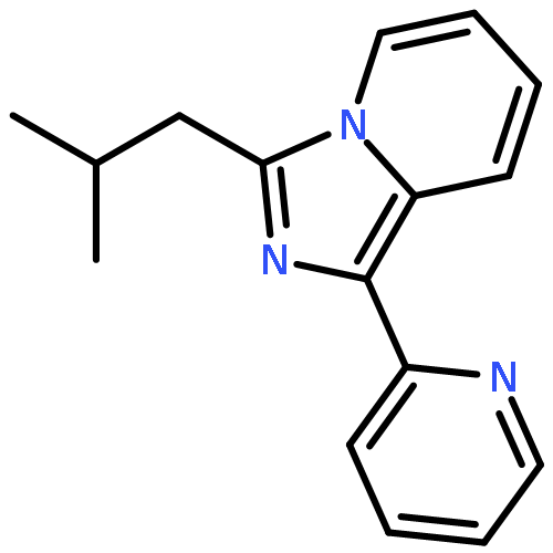 IMIDAZO[1,5-A]PYRIDINE, 3-(2-METHYLPROPYL)-1-(2-PYRIDINYL)-