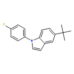 1H-INDOLE, 5-(1,1-DIMETHYLETHYL)-1-(4-FLUOROPHENYL)-