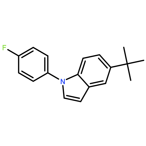 1H-INDOLE, 5-(1,1-DIMETHYLETHYL)-1-(4-FLUOROPHENYL)-