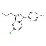 1H-INDOLE, 5-CHLORO-1-(4-FLUOROPHENYL)-3-PROPYL-