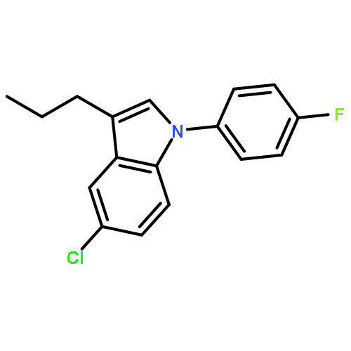 1H-INDOLE, 5-CHLORO-1-(4-FLUOROPHENYL)-3-PROPYL-