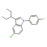 1H-Indole, 5-chloro-3-(1-ethylpropyl)-1-(4-fluorophenyl)-