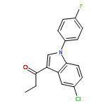 1-Propanone, 1-[5-chloro-1-(4-fluorophenyl)-1H-indol-3-yl]-