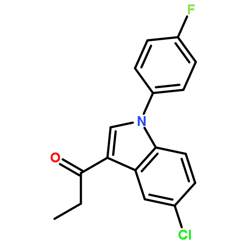 1-Propanone, 1-[5-chloro-1-(4-fluorophenyl)-1H-indol-3-yl]-