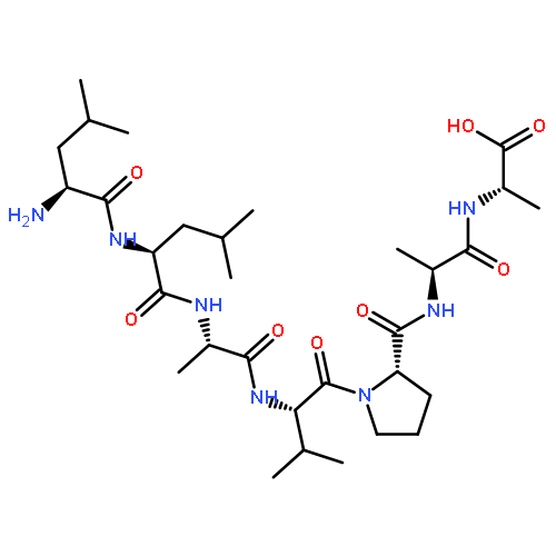 L-ALANINE, L-LEUCYL-L-LEUCYL-L-ALANYL-L-VALYL-L-PROLYL-L-ALANYL-