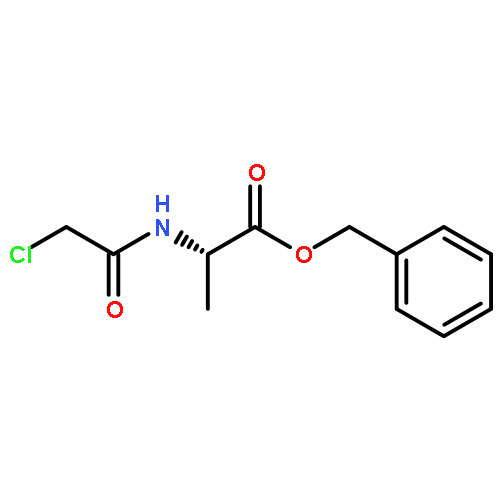 L-ALANINE, N-(CHLOROACETYL)-, PHENYLMETHYL ESTER