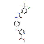 Methyl 4-(4-(3-(4-chloro-3-(trifluoromethyl)phenyl)ureido)phenoxy)picolinate