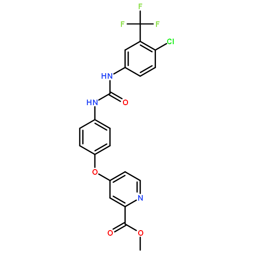 Methyl 4-(4-(3-(4-chloro-3-(trifluoromethyl)phenyl)ureido)phenoxy)picolinate