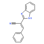 (2E)-2-(1H-benzimidazol-2-yl)-3-phenylprop-2-enenitrile