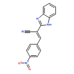 (2E)-2-(1H-benzimidazol-2-yl)-3-(4-nitrophenyl)prop-2-enenitrile