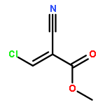 2-Propenoic acid, 3-chloro-2-cyano-, methyl ester