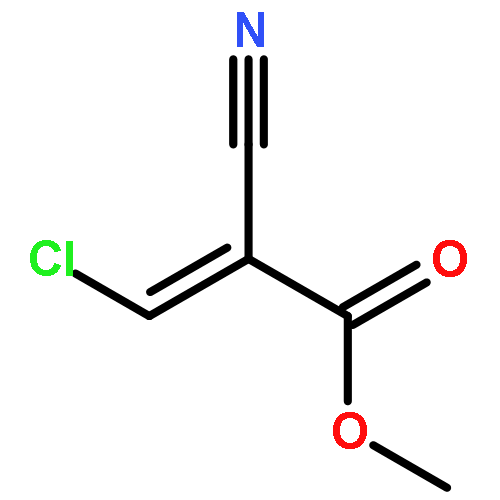 2-Propenoic acid, 3-chloro-2-cyano-, methyl ester