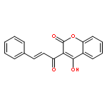 2H-1-Benzopyran-2-one, 4-hydroxy-3-(1-oxo-3-phenyl-2-propenyl)-