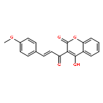 2H-1-Benzopyran-2-one,4-hydroxy-3-[3-(4-methoxyphenyl)-1-oxo-2-propenyl]-