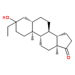 Androstan-17-one, 3-ethyl-3-hydroxy-, (5a)-