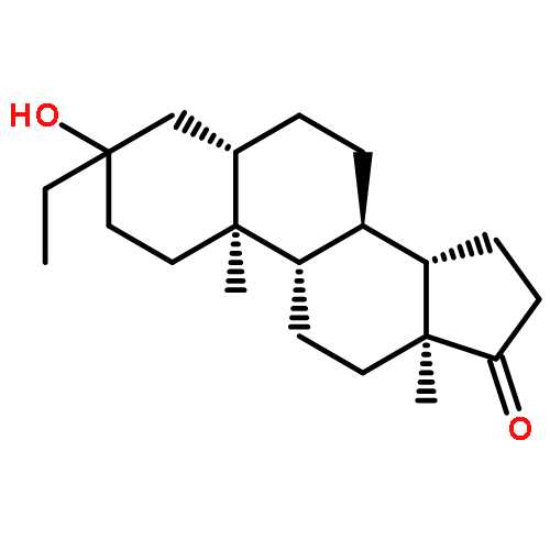 Androstan-17-one, 3-ethyl-3-hydroxy-, (5a)-