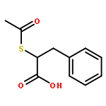 (R)-2-Acetylthio-3-phenylpropionic Acid