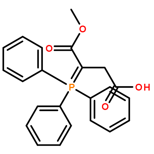 4-methoxy-4-oxo-3-(triphenyl-λ5-phosphanylidene)butanoic Acid