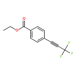 Benzoic acid, 4-(3,3,3-trifluoro-1-propynyl)-, ethyl ester