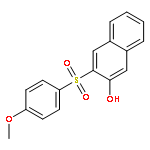 2-Naphthalenol, 3-[(4-methoxyphenyl)sulfonyl]-