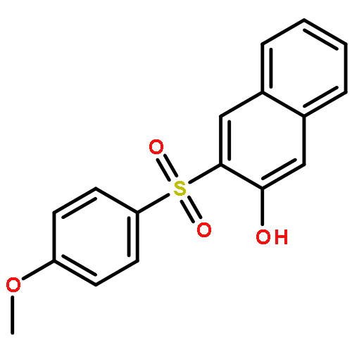 2-Naphthalenol, 3-[(4-methoxyphenyl)sulfonyl]-