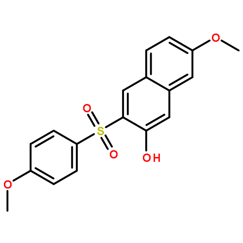 2-Naphthalenol, 7-methoxy-3-[(4-methoxyphenyl)sulfonyl]-