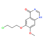 4(1H)-QUINAZOLINONE, 6-(3-CHLOROPROPOXY)-7-METHOXY-