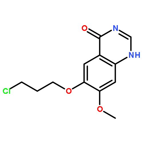 4(1H)-QUINAZOLINONE, 6-(3-CHLOROPROPOXY)-7-METHOXY-