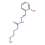 PENTANOIC ACID, 5-HYDROXY-, [(2-HYDROXYPHENYL)METHYLENE]HYDRAZIDE