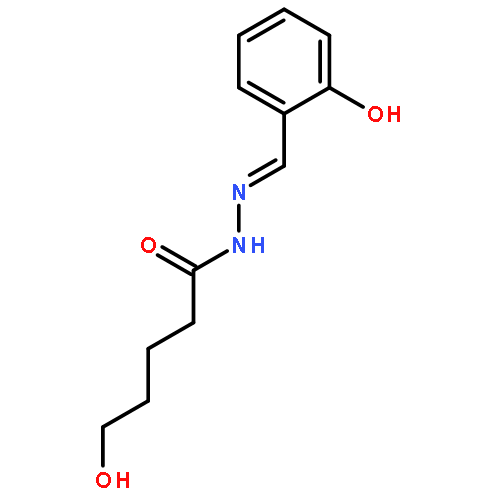 PENTANOIC ACID, 5-HYDROXY-, [(2-HYDROXYPHENYL)METHYLENE]HYDRAZIDE