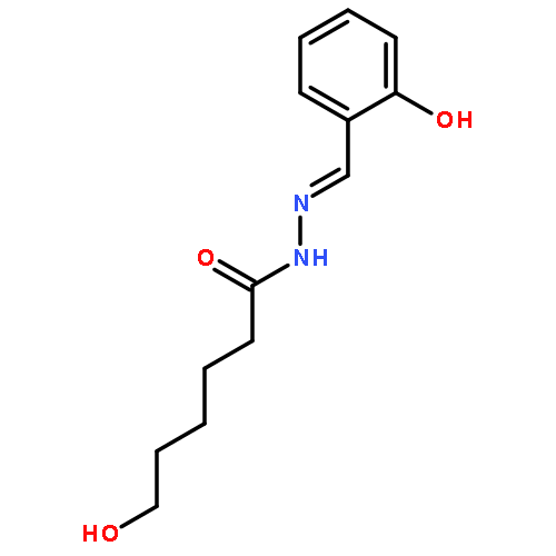 HEXANOIC ACID, 6-HYDROXY-, [(2-HYDROXYPHENYL)METHYLENE]HYDRAZIDE