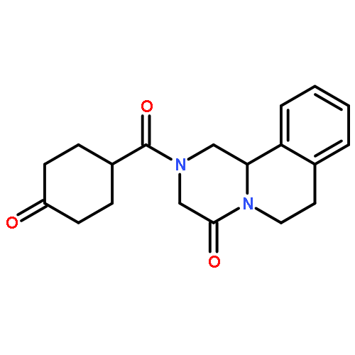 rac-1,2,3,6,7,11b-Hexahydro-2-[(4-oxocyclohexyl)carbonyl]-4H-pyrazino[2,1-a]isoquinolin-4-one