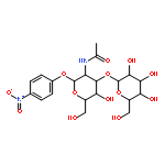 p-Nitrophenyl 2-Acetamido-2-deoxy-3-O-(β-D-galactopyranosyl)-β- D-glucopyranoside
