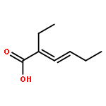 2,3-Hexadienoic acid, 2-ethyl-